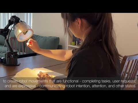 ELEGNT: Expressive and Functional Movement Design for Non-Anthropomorphic Robot cover